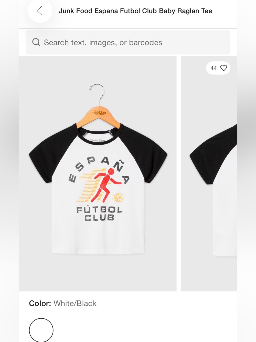 Spain Soccer Raglan Tee - Picture 1 of 2